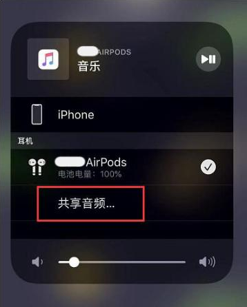 南康苹果14音频维修点分享iPhone14音频共享设置方法 