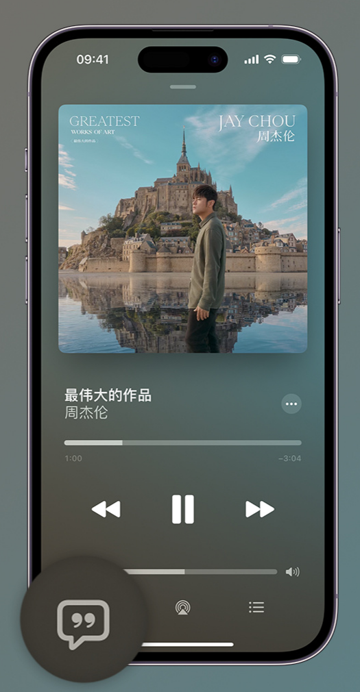 南康iphone维修分享如何在iPhone上使用Apple Music全新唱歌功能 