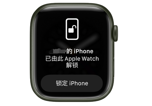 南康苹果手机维修分享用 AppleWatch 解锁配备面容 ID 的 iPhone方法 